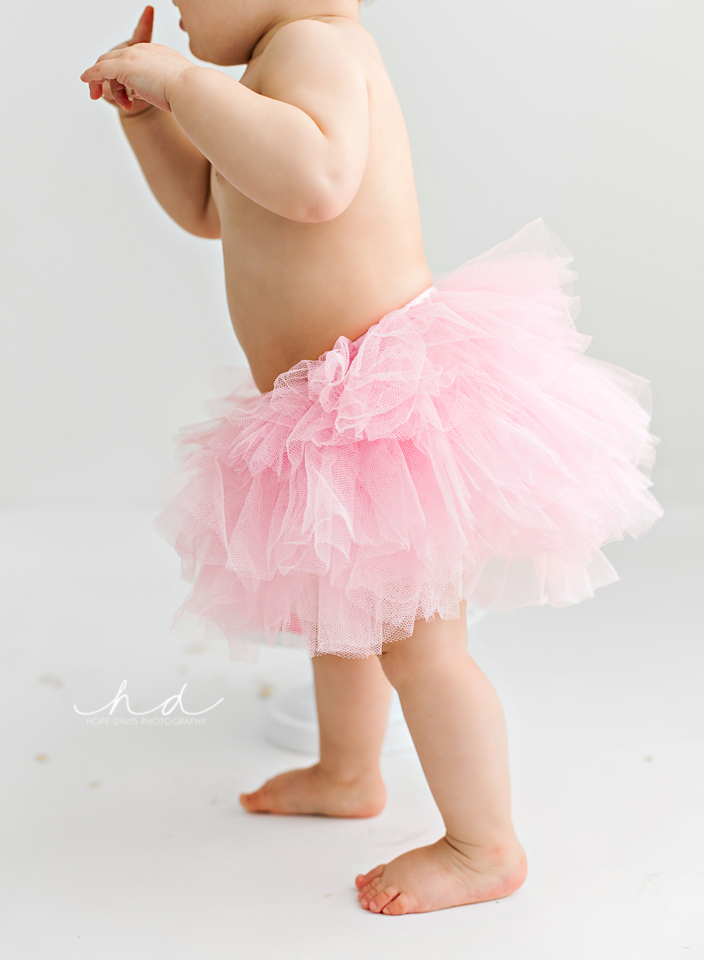 pink tutu cake smash hope davis photography