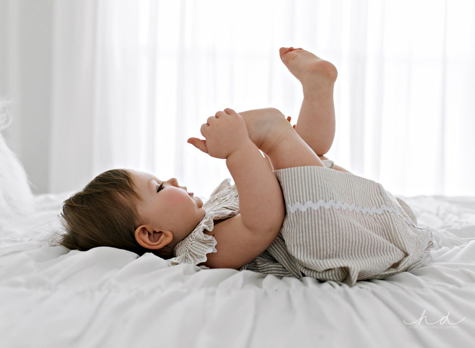 jackson mississippi one year old baby portraits