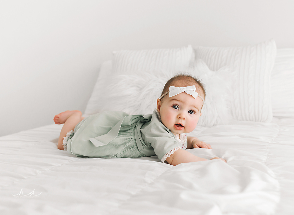6 month old baby photographer mississippi meridian