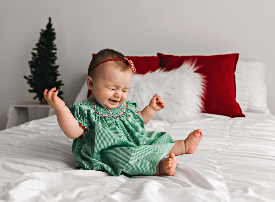 meridian mississippi chirstmas baby photos