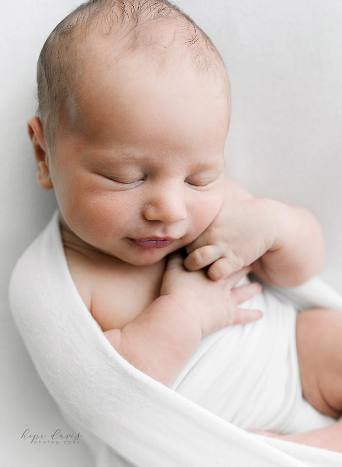 central mississippi baby photographer baby on white